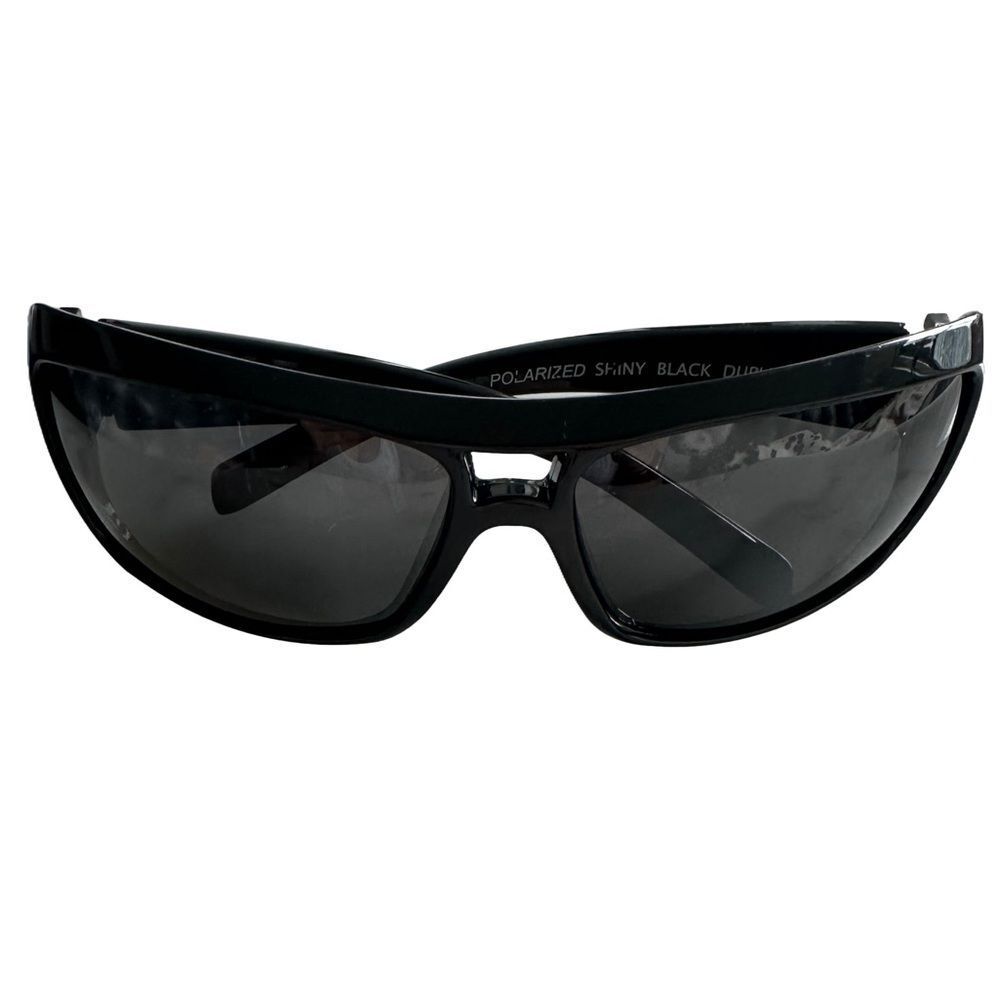 Anarchy Duplicity Sunglasses | Black Shiney Frame | Smoke Lens